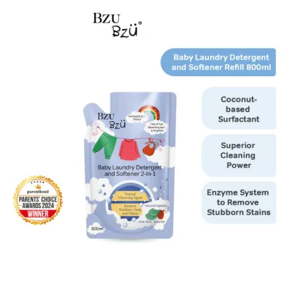 BZU BZU BABY LAUNDRY DETERGENT & SOFTENER 2IN1 800ML