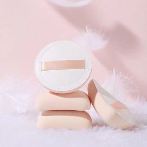 4Pcs Cotton Candy Puff Set Super Soft Foundation Powder ฟองน้ำแต่งหน้า Wet And Dry Air Cushion Puff Cloud