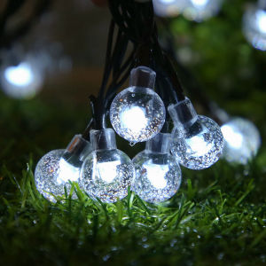 20LED/5M Solar Light Outdoor IP65 Waterproof String Fairy Lamps Solar Garden Garlands Christmas Decoration