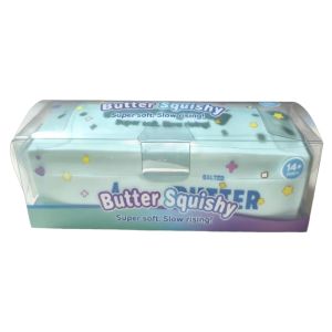 BAIN Sound Effects Butter Stick Squeezed Toy Crunchy 14cm Crackling Butter Bar Novelty Funny Butter Stick Squishy Toy Office Desk Toy