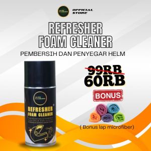 REFRESHER FOAM CLEANER PEMBERSIH DAN PEWANGI BUSA HELM PREMIUM ANTI BACTERIAL ORIGINAL-AUTO DAZZLING