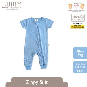 LIBBY NEW Zippy Suit Lengan Pendek 0-12bln (1 Pcs / Pack)