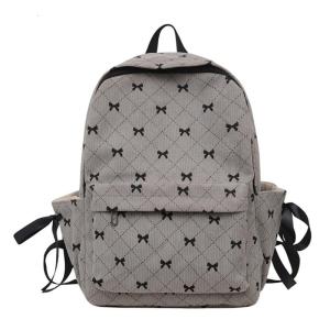Elegant Corduroy Backpack for University Students School Bag Casual Daypack Large Capacity for Various Occasion