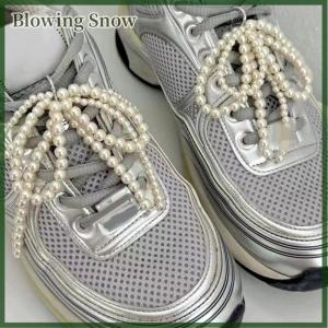 Blowing Handmade Shoes Clip Double Layered Bead Bowknot Charm Shoe Buckle Decoration Bag Pendant Bow Key Chain Accessories