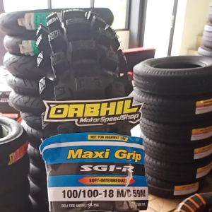 Mengenal Ban Luar Trail 100/100-18 M/C 59M MAXI GRIP SGR-R