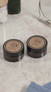 Mens Hair Pomade by American Crew Medium Hold with High Shine 3 Oz (Pack of 2)