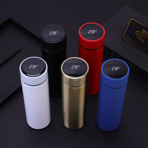 Thermos Bottle Flask LED 304 Stainless Steel 500ml/LED Thermal Vacuum Plus Air Panas/Thernol Hot &Cold Water