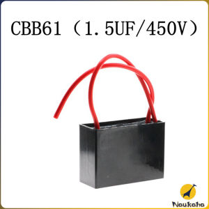 N.K.【Ready in Stock】 1PC CBB61 1.5uF 1.8uF Electric Fan Capacitor 450V Fan Repair Parts