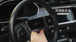 Dual Coil Foldable Phone Holder Car Wireless Charger Universal Car Phone Mount Fast Charging For  iPhone Xiaomi Z Fold