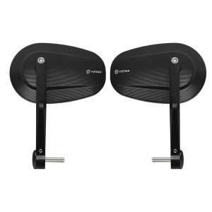 FENRIR กระจกปลายแฮนด์มอเตอร์ไซค์ สำหรับ Z900RS Z650RS Vulcan S 650 Eliminator ZH2 Z1000 Z900 Z800 Z750 Z500 Z400 Z300 ER6N ER6F NINJA125 NINJA250 NINJA400 NINJA1000 ZX25R ZX4R ZX6R ZX7R ZX9R ZX10R ZX14R ZR7 ZXR1200 ZXR1100