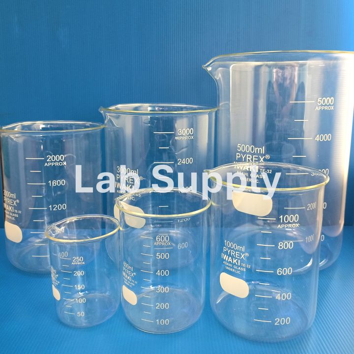 Pyrex%20Beaker%20low%20form%20(%E0%B8%9A%E0%B8%B5%E0%B8%81%E0%B9%80%E0%B8%81%E0%B8%AD%E0%B8%A3%E0%B9%8C%E0%B9%81%E0%B8%81%E0%B9%89%E0%B8%A7%20%E0%B8%A2%E0%B8%B5%E0%B9%88%E0%B8%AB%E0%B9%89%E0%B8%AD%20Pyrex)%20100ml,%20250ml,%20600ml,%201000ml,2000ml,3000ml,5000ml%20-%20Image%202