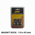Mata Baut Drilling Reng Roofing 6 x 42 mm 1/4 x 42mm Mata Drill Drilling Pendek Reng Spandek Galvalum Magnetik Socket. 