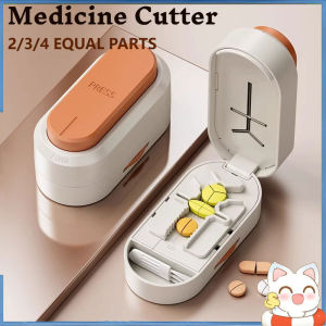 3in1 Medicine Cutter Half / Third / Quarter Drug Divider Organizer Portable Tablet Splitting Pills Splitter