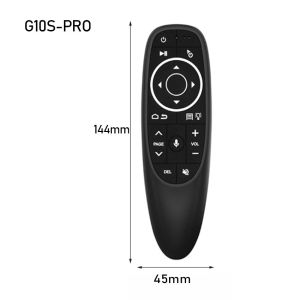 VONTAR G10 G10S Pro Voice Remote Control 2.4G Wireless Air Mouse Gyroscope IR Learning for Android tv box HK1 H96 Max X96 mini