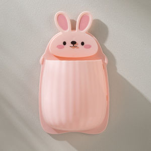 Holder Sikat Gigi Motif Kelinci Rak Kamar Mandi Tempel Penyimpanan Serbaguna Rabbit Storage Rack