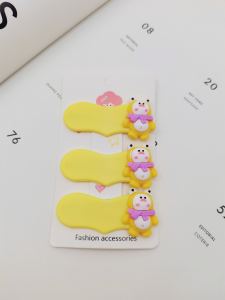 3pcs/card Kids Cute Colorful Bangs Hairclips Baby  Cloud Rainbow Fruity Flower Animal Cartoons side Hairpins Fashion Hair Accessories