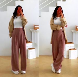 TERBARU KULOT JENNIE CRINGKLE AIRFLOW / CELANA CULLOTE CRINCLEAIRFLOW TERMURAH BY NF JAYA