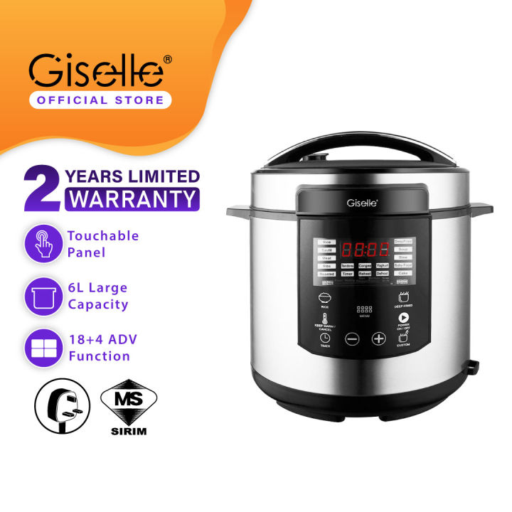 Giselle Digital Multi Function Pressure Cooker with 21 built in