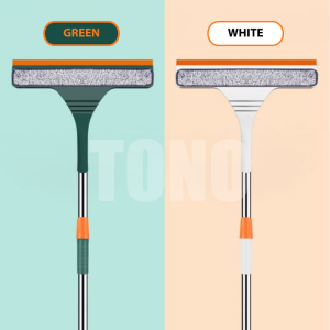 2-in-1 Extendable Magic Window Cleaner Brush Broom Penyapu Cermin Tandas Berus Pembersih Tingkap & Lantai