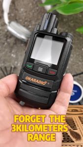 OKARADIO 777 POC Radio Gloabl Walkie-Talkie Long Range 6000KM Intercom Two Way Radio Type-C SIM Card for Fleet Driver Hotel Logistics Park Construction Emergency