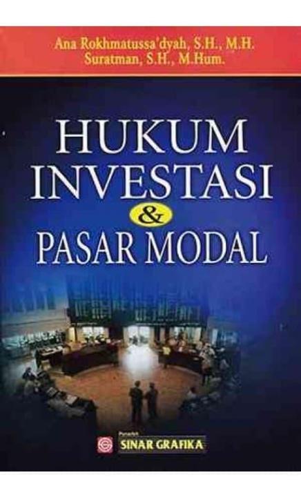 Buku Hukum Investasi dan Pasar Modal - Suratman | Lazada Indonesia