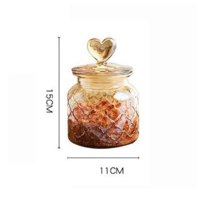 Airtight Glass Jar Food Storage Jar Coffee Container Cookie Bean Kitchen Canisters Spice Container