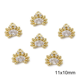 1PC 14k đồng thau mạ vàng biển 0rganism Cá Ngựa Sao biển bạch tuộc ốc xà cừ mặt dây chuyền quyến rũ cho DIY jewerly làm