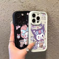 MHKEID Casing Hp OPPO A18 A38 A2x Case pola sanrio desain baru perlindungan Kesing lensa kamera genggam silikon Softcase. 