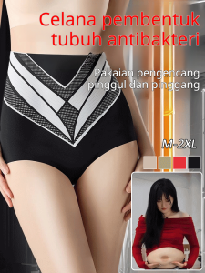 Celana Pembentuk Tubuh Antibakteri Celana Dalam Wanita Pengencang Pinggang Celana Dalam Lapisan Ganda dengan Cangkir Cair Mengencangkan Bokong dan Pinggang Menyesuaikan Tubuh dengan Halus