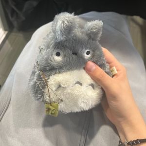 G5Q1 Totoro Totoro Plush Coin Purse Movie Character Zero Wallet Totoros Plush Mini Purse Kawaii Plush Doll Cartoon Totoro Coin Bag Birthday Gift