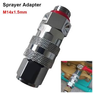 ANAMA 1Pcs Stainless Steel Sprayer Adapter M14x1.5mm Universal Sprayer Connector Durable High Pressure Quick Connection Fitting Outdoor Watering Accessory