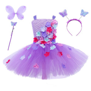 Magic house princess dress butterfly mesh cos Isabella dress girl party mesh fluffy dress carnival Halloween fairy dress