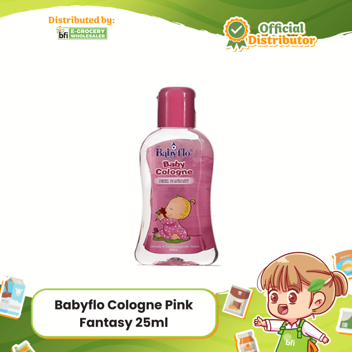 BFI Babyflo Cologne Pink Fantasy 25ml Floral Baby Scent Change Of