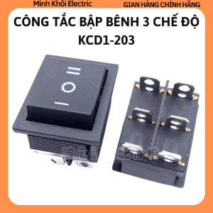 Công tắc bập bênh 3 chế độ KCD1-203công tắc bập bênh 6 chân 3 trạng tháicông tắc KCD1công tắc on offcông tắc đảo chiềucông tắc đèn báo công tắc bật tắt on offcông tắc nguồncông tắc on offcông tắc thanh truyền