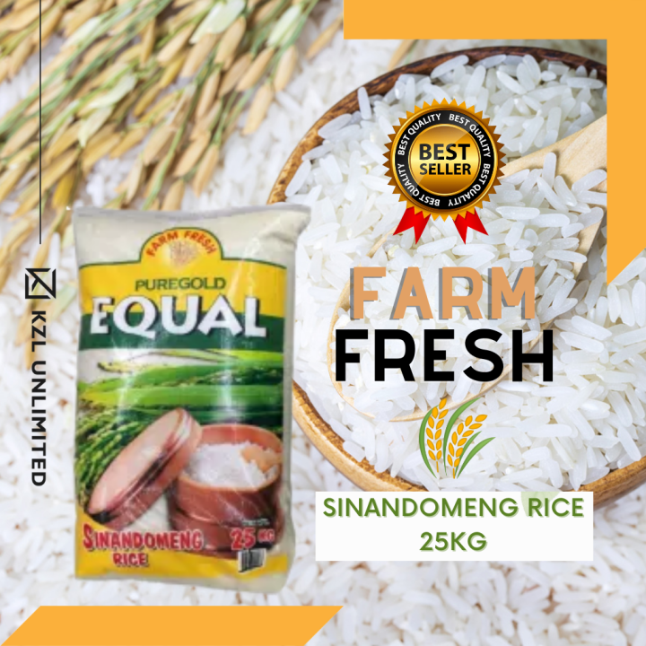 EQUAL Sinandomeng Rice 25kg Lazada PH 25-kg-rice-varieties-vmd-rice