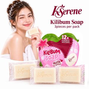 KiliBum Gluta Glycolic Soap Whitening Kili Kili Underarm (3pcs per pouch 70g each) by KSerene