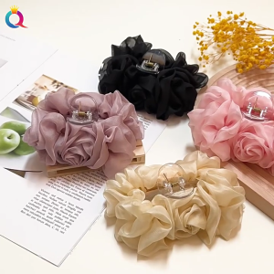 Kẹp tóc voan cổ tích cho công chúa nơ cài tóc barrettes đáng yêu móc treo chắc chắn kẹp tóc chống trượt Phụ kiện tóc