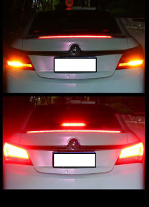 Đuôi cá carbon ô tô kèm led phanh