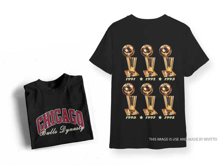 Tshirt Chicago Bulls Champion Clothes for Men NBA Shirts Premium
