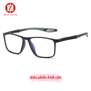 Kính Cận Thể Thao không sợ va đập Nhựa Tr90 Siêu nhẹ Nam nữ đủ độ cận Mã T1119