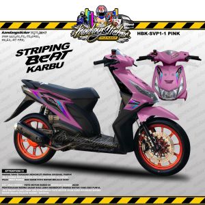 Striping Beat Karbu Stylis Stiker Beat Sticker Icon Vietnam Thailook Sunmori DecalBeat ProperBeat PsknMtc PasukanMatic BeatKarbu KandangSticker