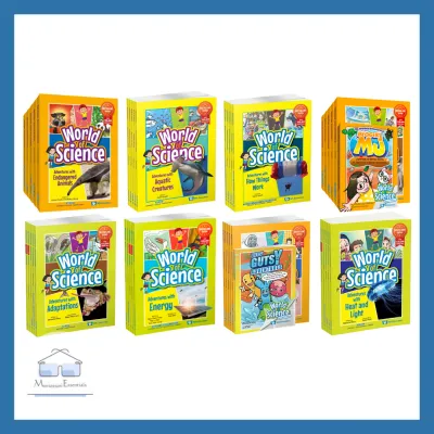 [SG STOCK] WS E - World of Science Set 1 to 8 (Bundle Set) - Age 6-12+ Children STEM Science Primary School Learning Comic Book