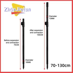 zhanjietun 1ชิ้นแท่งตกปลาคาร์พแท่งอลูมิเนียมยืดหดได้ปรับได้ก้านตกปลาอุปกรณ์ตกปลา
