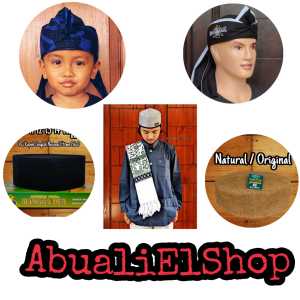 Peci Kopiah Blangkon Bendo Udeng Bordir NU Nahdatul Ulama Polos Hitam Hijau Motif Batik Tradisional