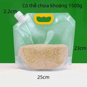 Túi Đựng Thực Phẩm Chống Ẩm Chống Mốc Có Tay Cầm Đựng Gạo Hạt Nước-HAUSE