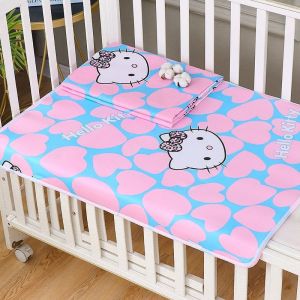 Portable Baby Waterproof Diaper Changing Mat Soft Cotton Large Diaper Changer For Newborn Changing Pads Material Washable Reusable Breathable Mattress 70x90cm