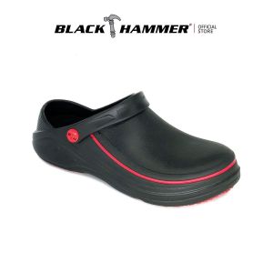 🌟READY STOCK🌟 BLACK HAMMER SAFETY CLOGS (NO STEEL TOE) / KITCHEN SHOES/ Kasut Getah (BHC-S085) 厨房鞋