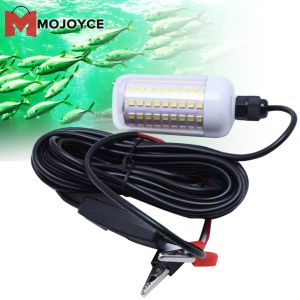MOJOYCE 12V LED High-Power Fishing Light Corrosion Resist Ultra Bright Underwater Lamp Fish Gathering Lamp for Night Fishing 100W Light Accessories