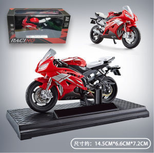 20241:18 Alloy motorcycle model Yamaha locomotive ornament Chuanqi simulation toy gift model car