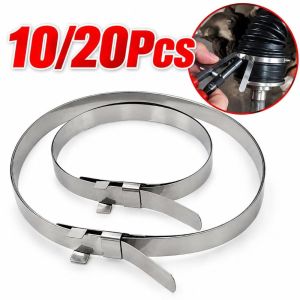 OUREAL Đường kính có thể điều chỉnh. Bộ kẹp khớp đồng tốc Thép không gỉ Khóa đôi Kẹp cố định băng Chống lỏng Kẹp bấm khớp CV dành cho việc sửa chữa khớp nối CV của ô tô